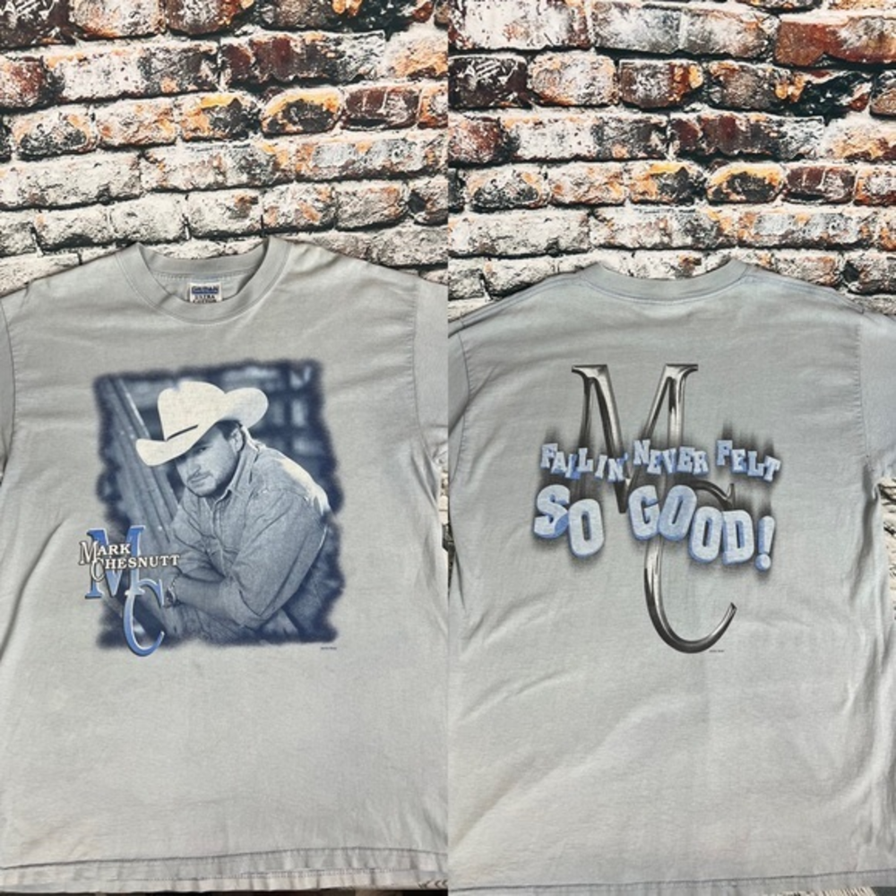 Mark Chestnut 2000 Fallin Never Felt So Good‎ VTG  Sz L